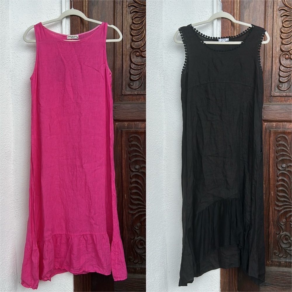 bundle of italian linen maxi dresses